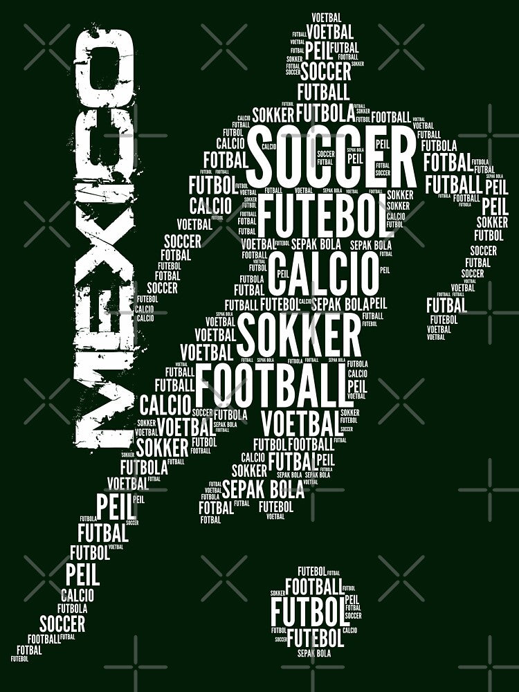 Mexico Football Typography by goodspy