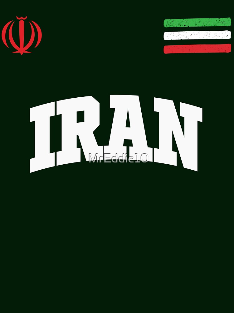 Vintage Iranian Pride Flag Of Iran by MrEddie10