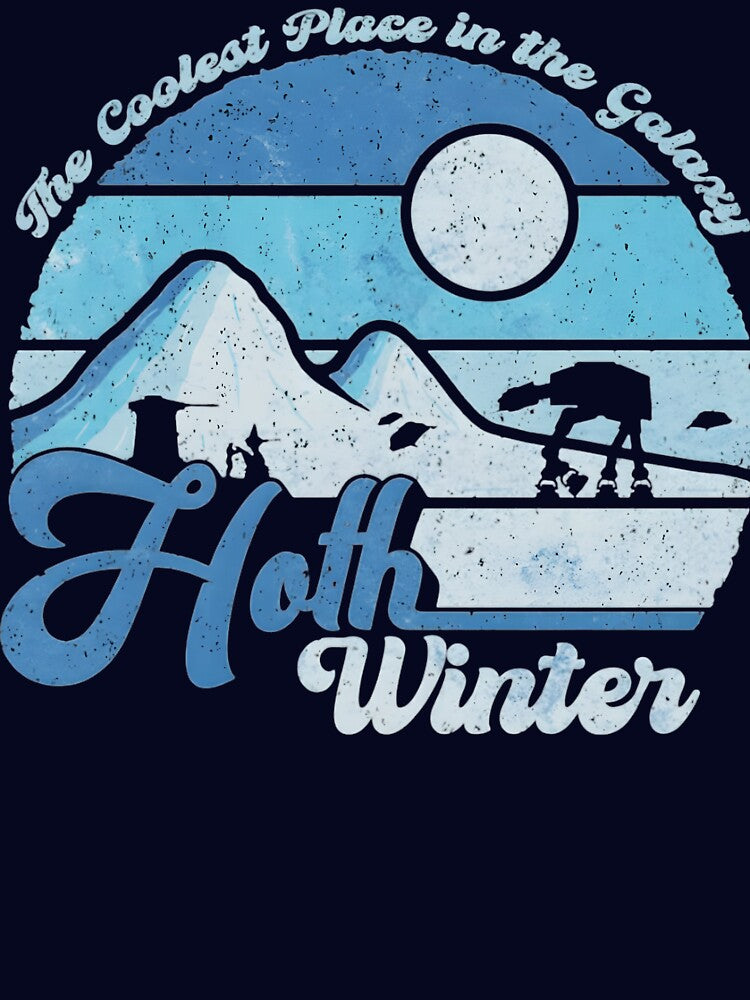 Hoth Winter Retro Star Wars Scene by AnniBarth
