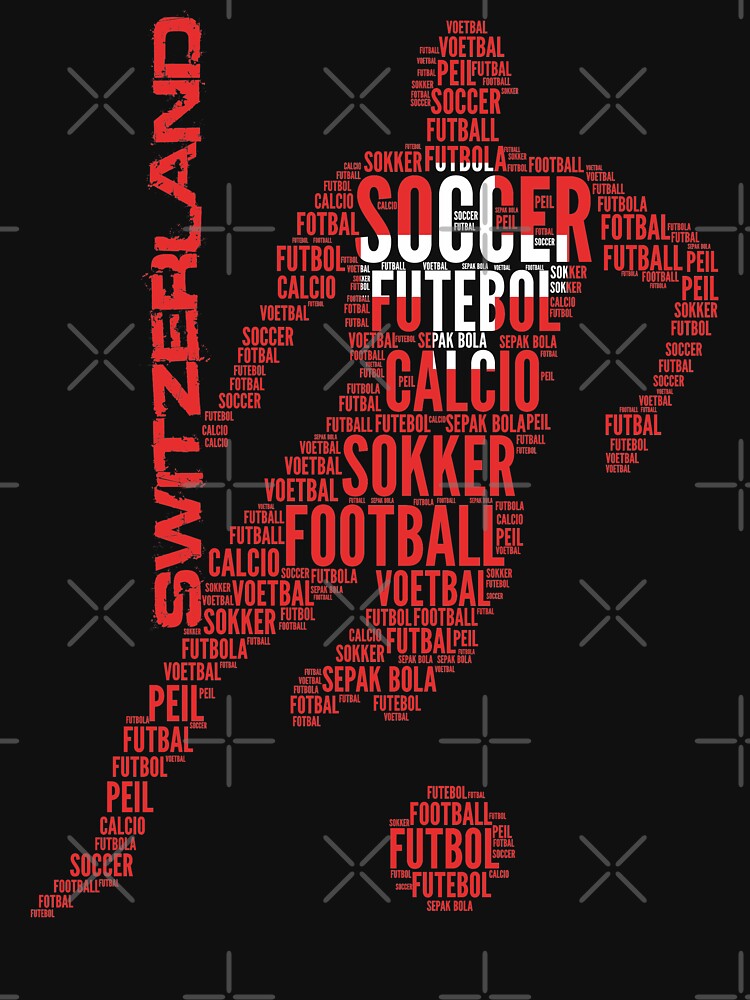 Switzerland Soccer Typography by goodspy