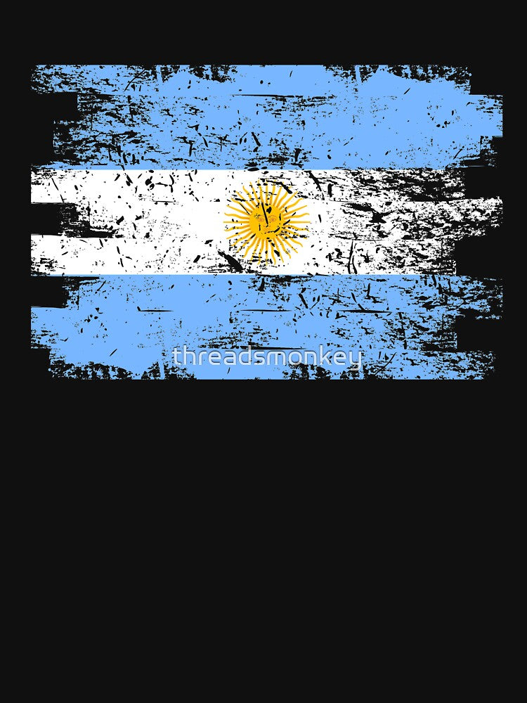 Argentina Flag Gift Country Patriotic Travel Shirt Americas Light by threadsmonkey