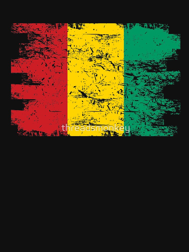 Guinea Shirt Gift Country Flag Patriotic Travel Africa Light by threadsmonkey