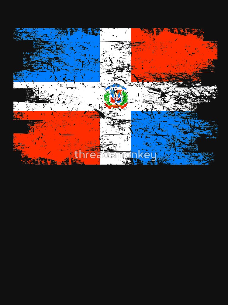 Dominican Republic Flag Gift Country Patriotic Travel Shirt Americas Light by threadsmonkey