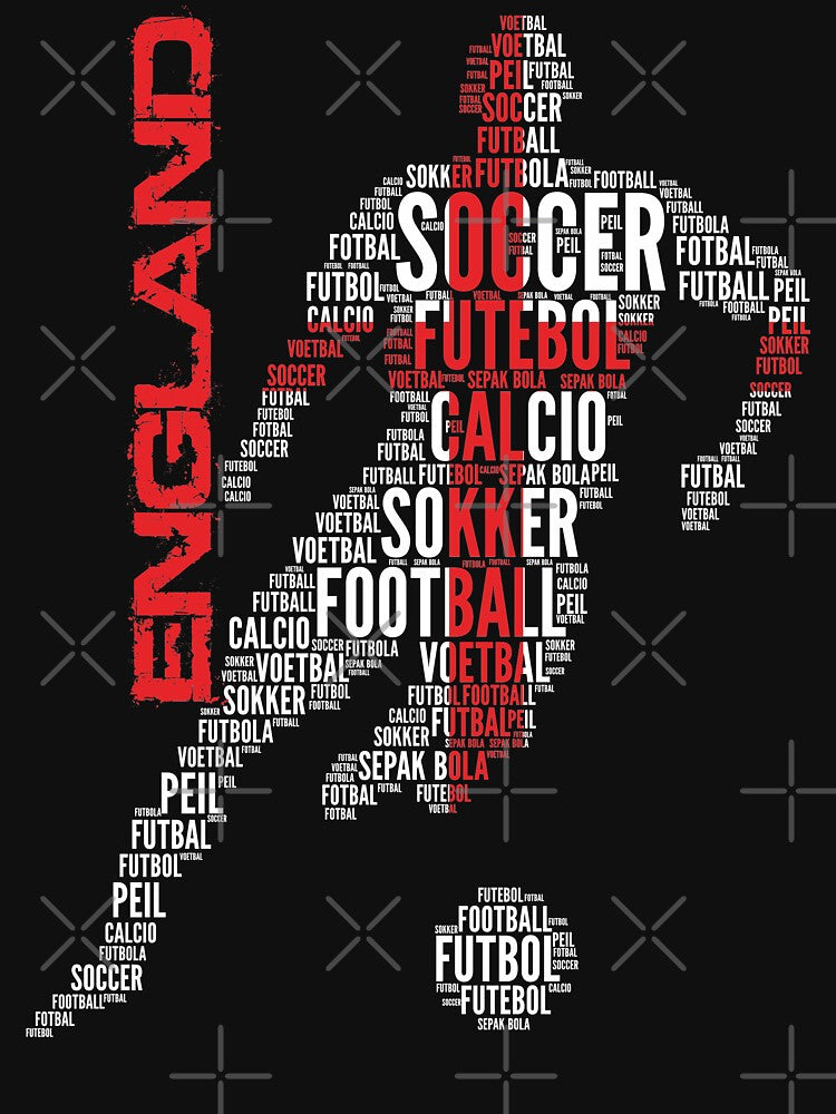 England Football Typography by goodspy
