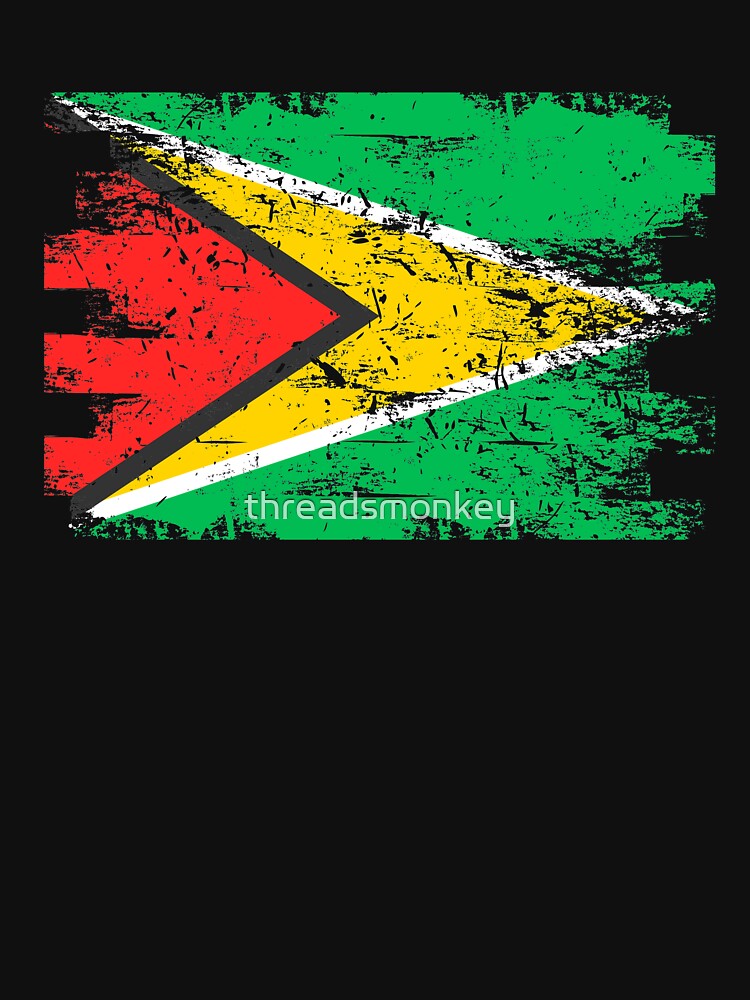 Guyana Flag Gift Country Patriotic Travel Shirt Americas Light by threadsmonkey