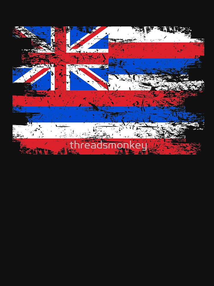 Hawaii Shirt Gift Country Flag Patriotic Travel Oceania Light by threadsmonkey