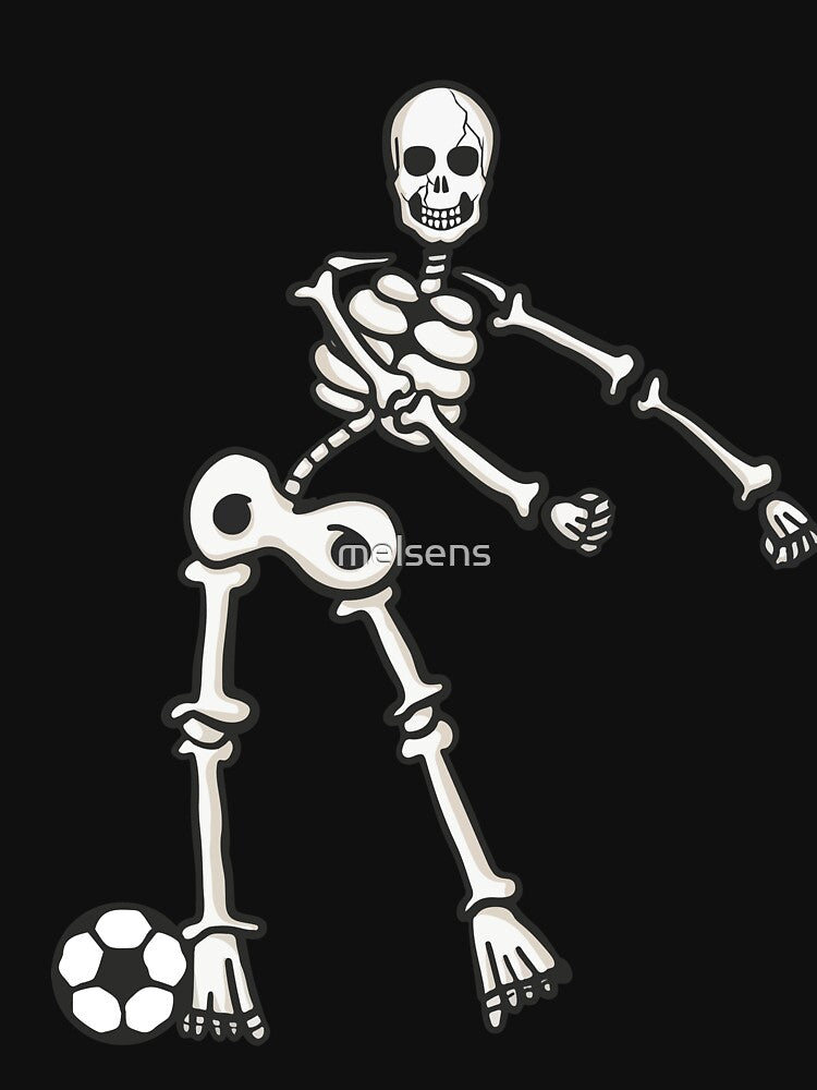 Skeleton Soccer Halloween | Football Flossing Gift by melsens