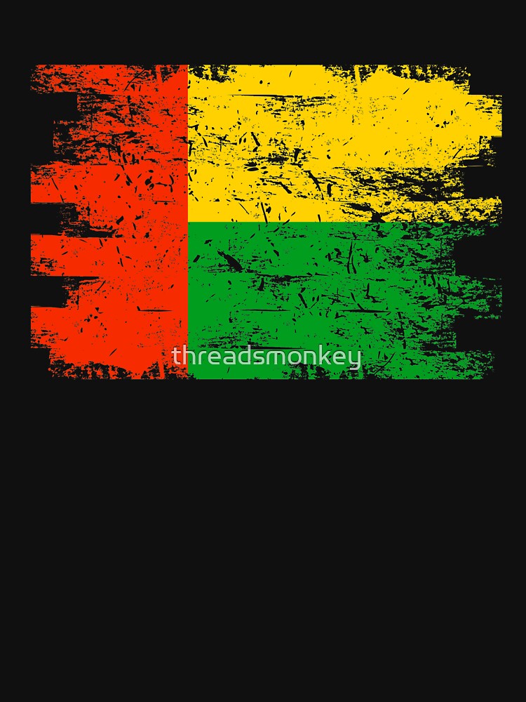 Guinea Bissau Shirt Gift Country Flag Patriotic Travel Africa Light by threadsmonkey