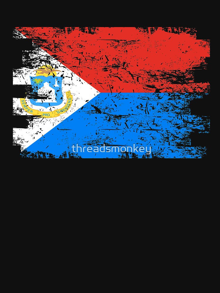 Sint Maarten Flag Gift Country Patriotic Travel Shirt Americas Light by threadsmonkey