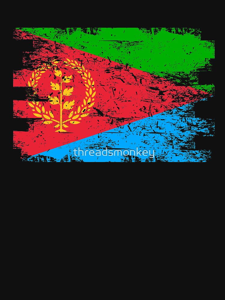 Eritrea Shirt Gift Country Flag Patriotic Travel Africa Light by threadsmonkey