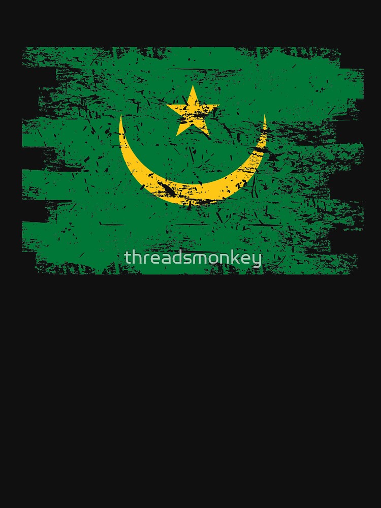 Mauritania Shirt Gift Country Flag Patriotic Travel Africa Light by threadsmonkey
