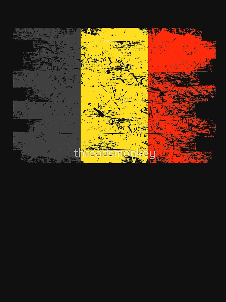Belgium Gift Country Flag Patriotic Travel Shirt Europe Light by threadsmonkey