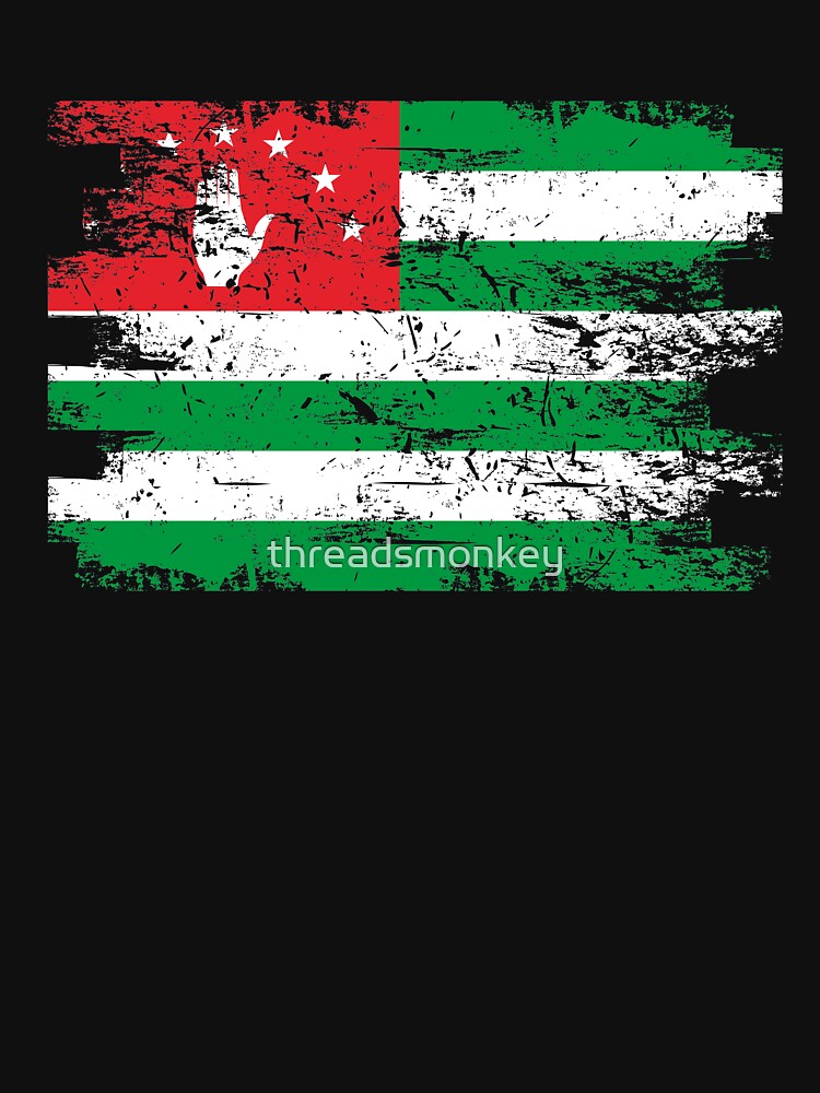 Abkhazia Shirt Gift Country Flag Patriotic Travel Asia Light by threadsmonkey