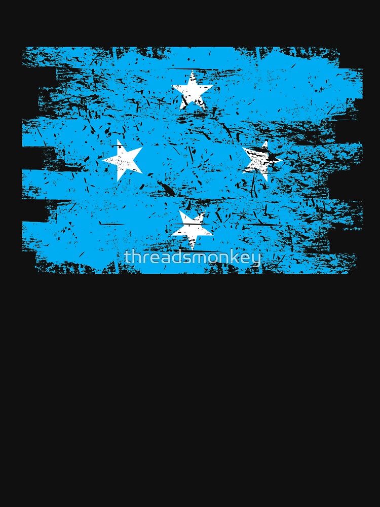 States Of Micronesia Shirt Gift Country Flag Patriotic Travel Oceania Light by threadsmonkey