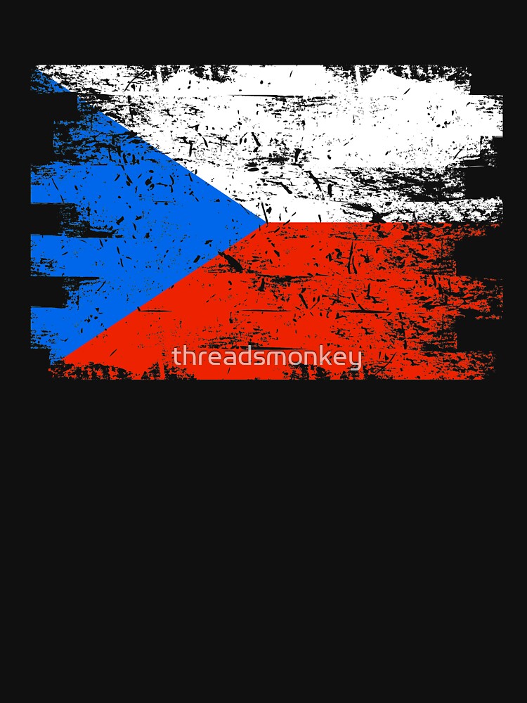 Czech Republic Gift Country Flag Patriotic Travel Shirt Europe Light by threadsmonkey