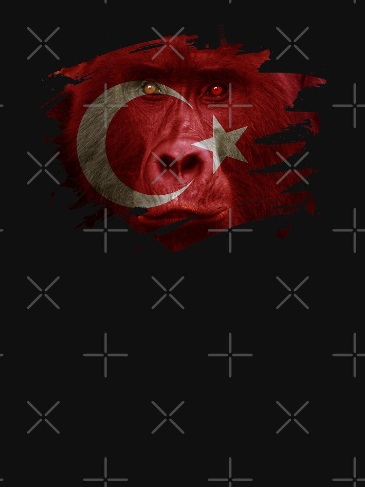 Turkey Gorilla Flag by ockshirts