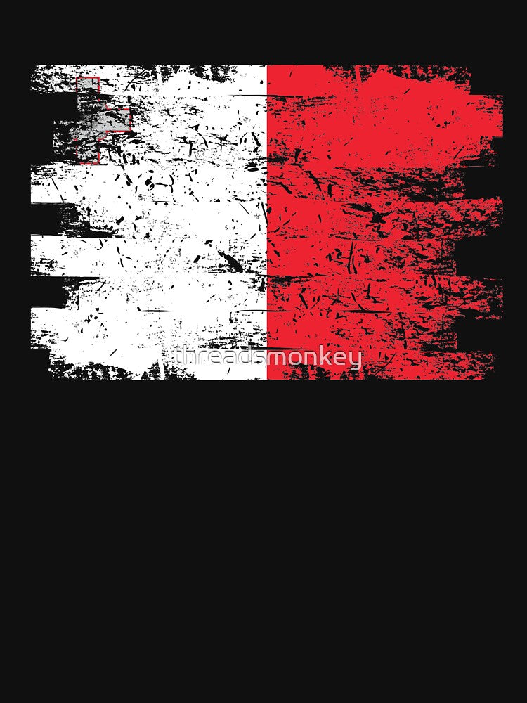 Malta Gift Country Flag Patriotic Travel Shirt Europe Light by threadsmonkey