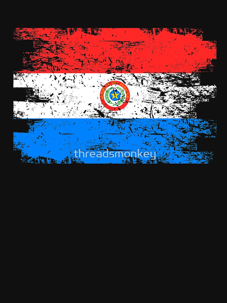 Paraguay Flag Gift Country Patriotic Travel Shirt Americas Light by threadsmonkey