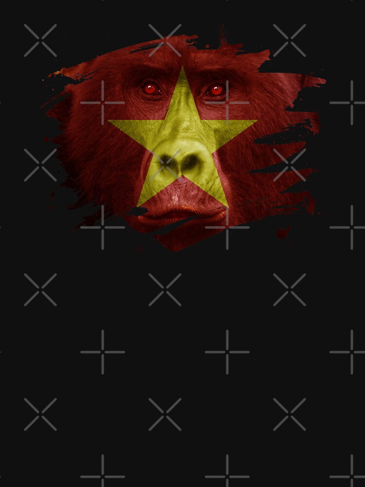 Vietnam Flag Gorilla Flag by ockshirts