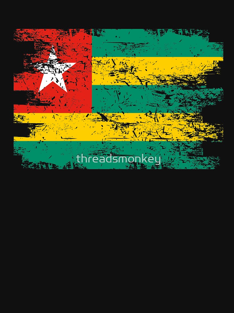 Togo Shirt Gift Country Flag Patriotic Travel Africa Light by threadsmonkey