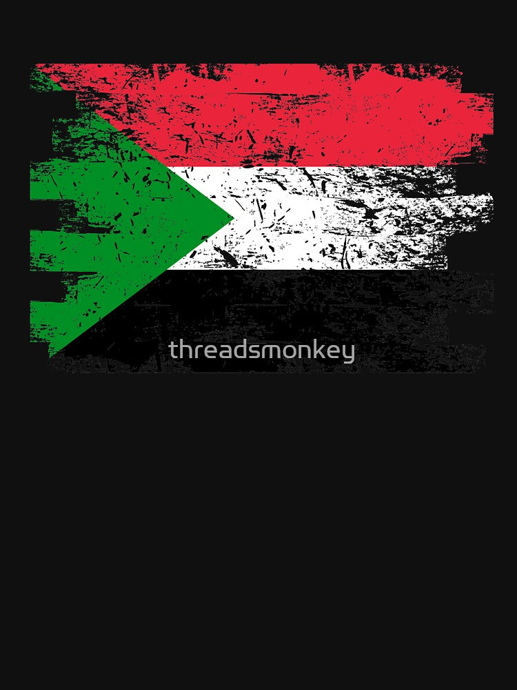 Sudan Shirt Gift Country Flag Patriotic Travel Africa Light by threadsmonkey