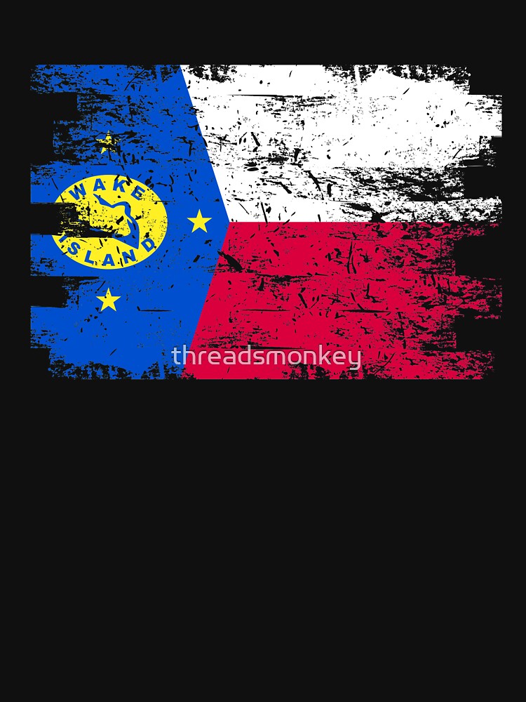 Wake Island Shirt Gift Country Flag Patriotic Travel Oceania Light by threadsmonkey