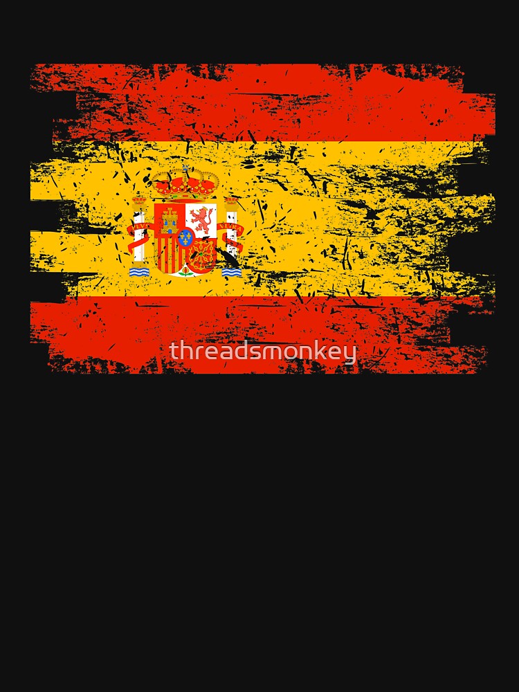 Spain Gift Country Flag Patriotic Travel Shirt Europe Light by threadsmonkey