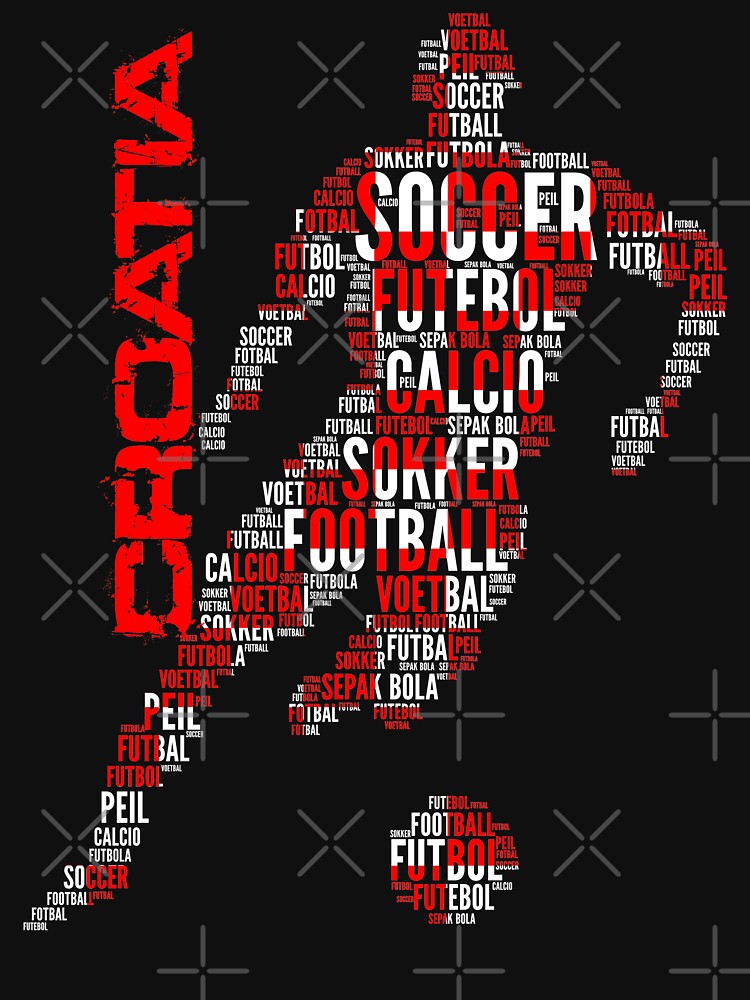 Croatia Football Typography by goodspy