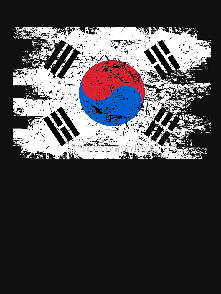 South Korea Shirt Gift Country Flag Patriotic Travel Asia Light by threadsmonkey