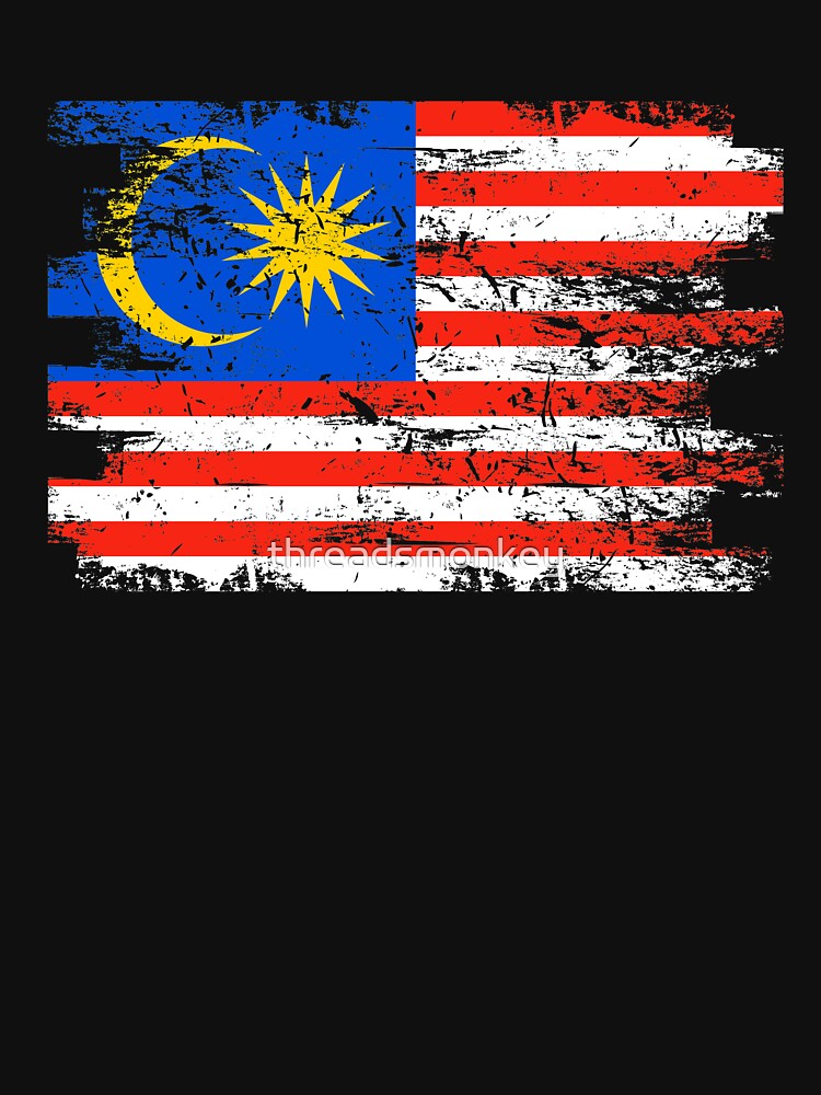 Malaysia Shirt Gift Country Flag Patriotic Travel Asia Light by threadsmonkey