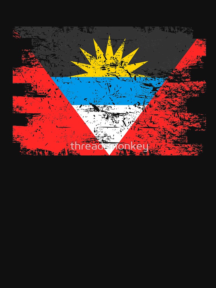 Antigua Barbuda Flag Gift Country Patriotic Travel Shirt Americas Light by threadsmonkey