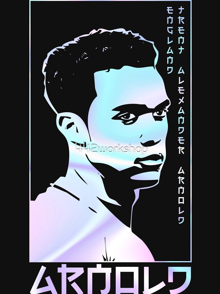 Trent Alexander Arnold Holographic Style Portrait art illustration by 442workshop