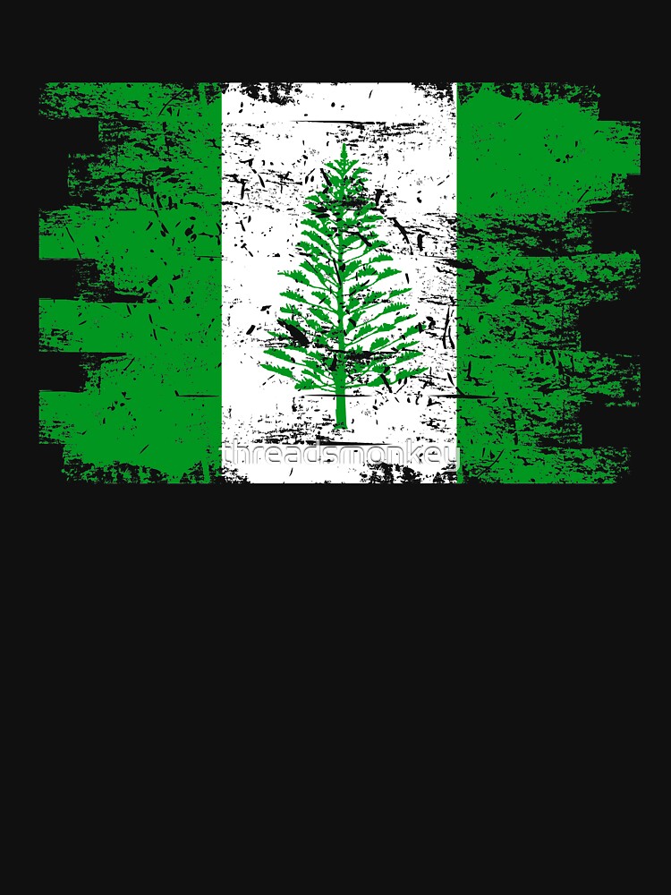 Norfolk Island Shirt Gift Country Flag Patriotic Travel Oceania Light by threadsmonkey