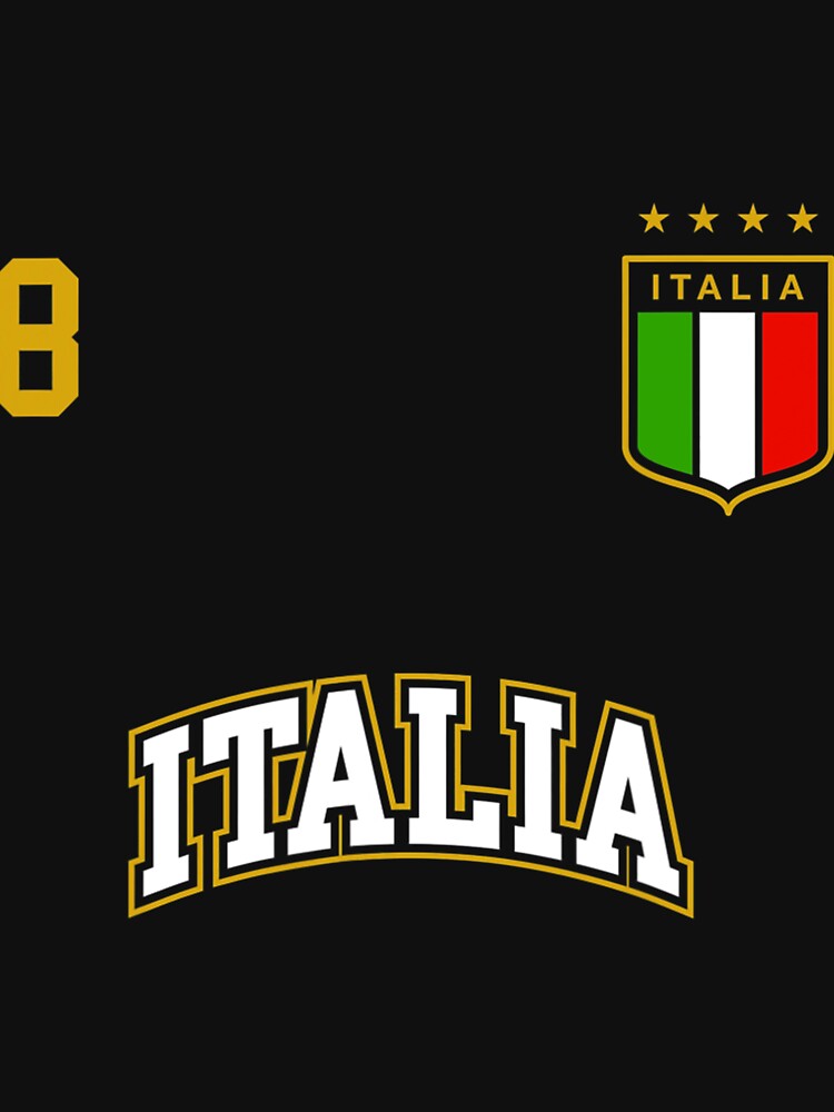 Italia Team Sports Number 8 Soccer Italian Flag by jennifer1el8527