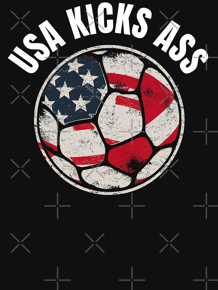 Soccer Player America World Cup USA Ball American Flag 250th Anniversary by DogLover332