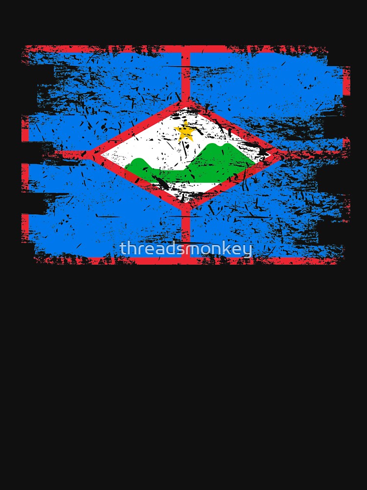 Sint Eustatius Flag Gift Country Patriotic Travel Shirt Americas Light by threadsmonkey