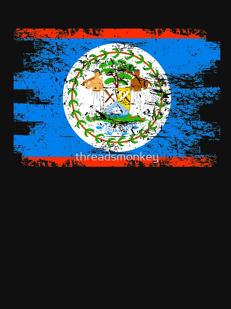 Belize Flag Gift Country Patriotic Travel Shirt Americas Light by threadsmonkey