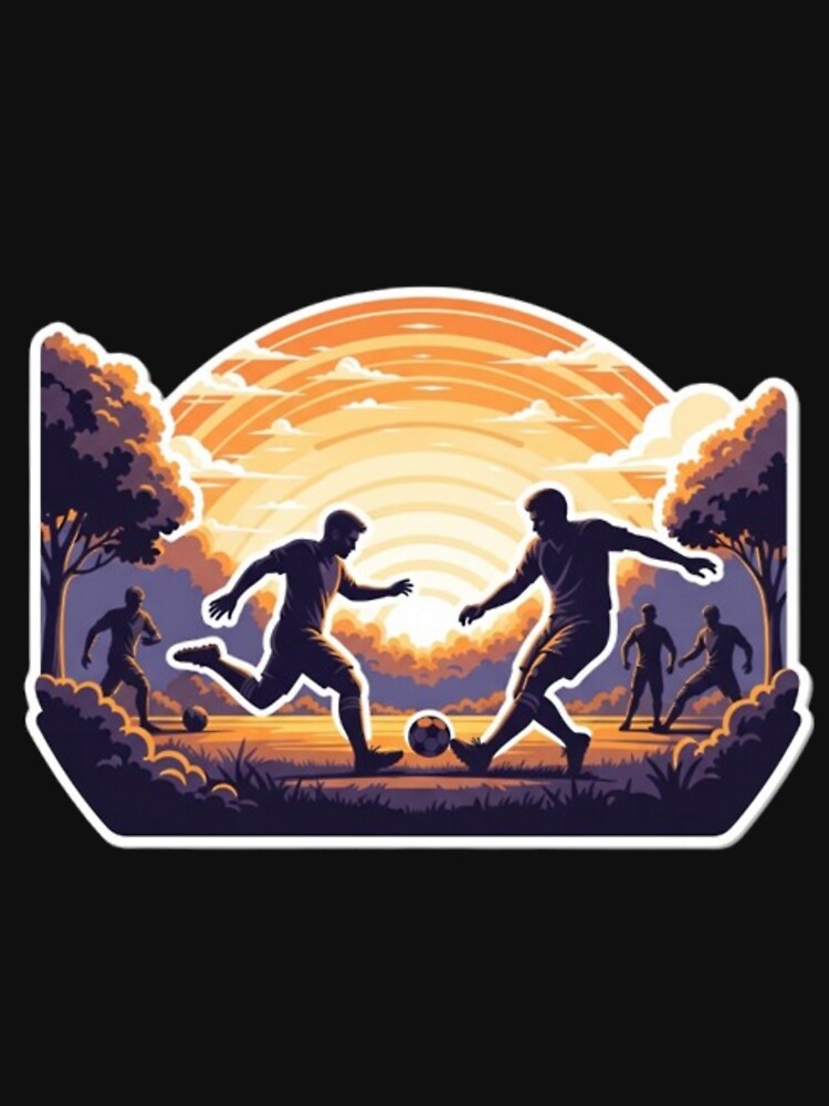 Retro Soccer Sunset by abdelski