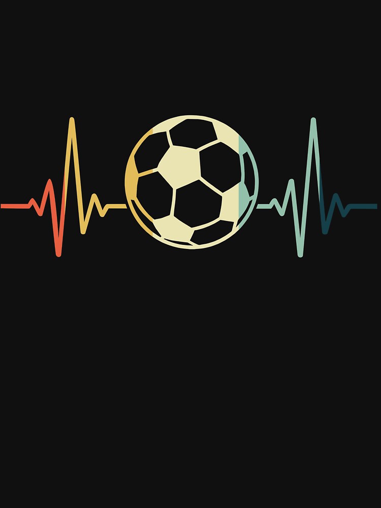 Soccer Heartbeat Vintage by NgocLanDesign