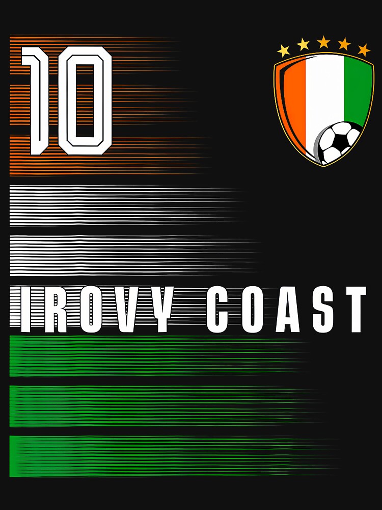 Football Soccer Ivory Coast Flag Ivory Coasters Pride Lovers Retro by Mdcazeem
