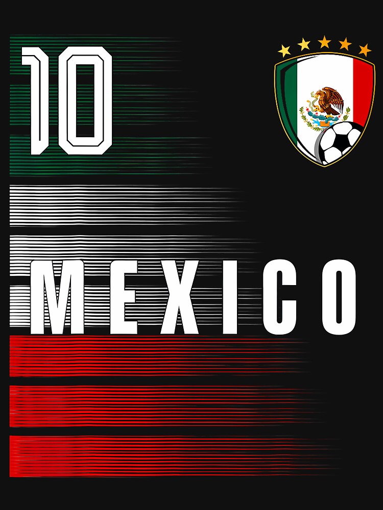 Football Soccer Mexico Flag Mexican Pride Lovers Retro by Mdcazeem