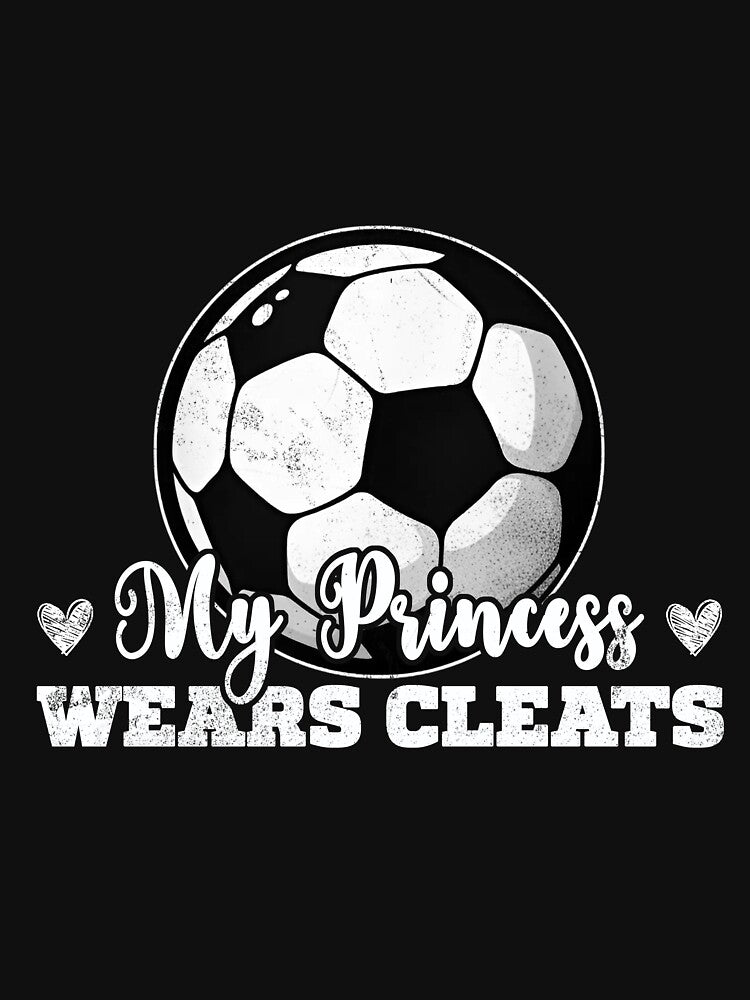 My Princess Wears Cleats Soccer Shirt – Monochrome Style by LashondaGreen89
