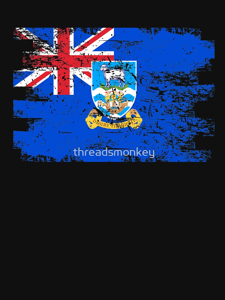 Falkland Islands Flag Gift Country Patriotic Travel Shirt Americas Light by threadsmonkey