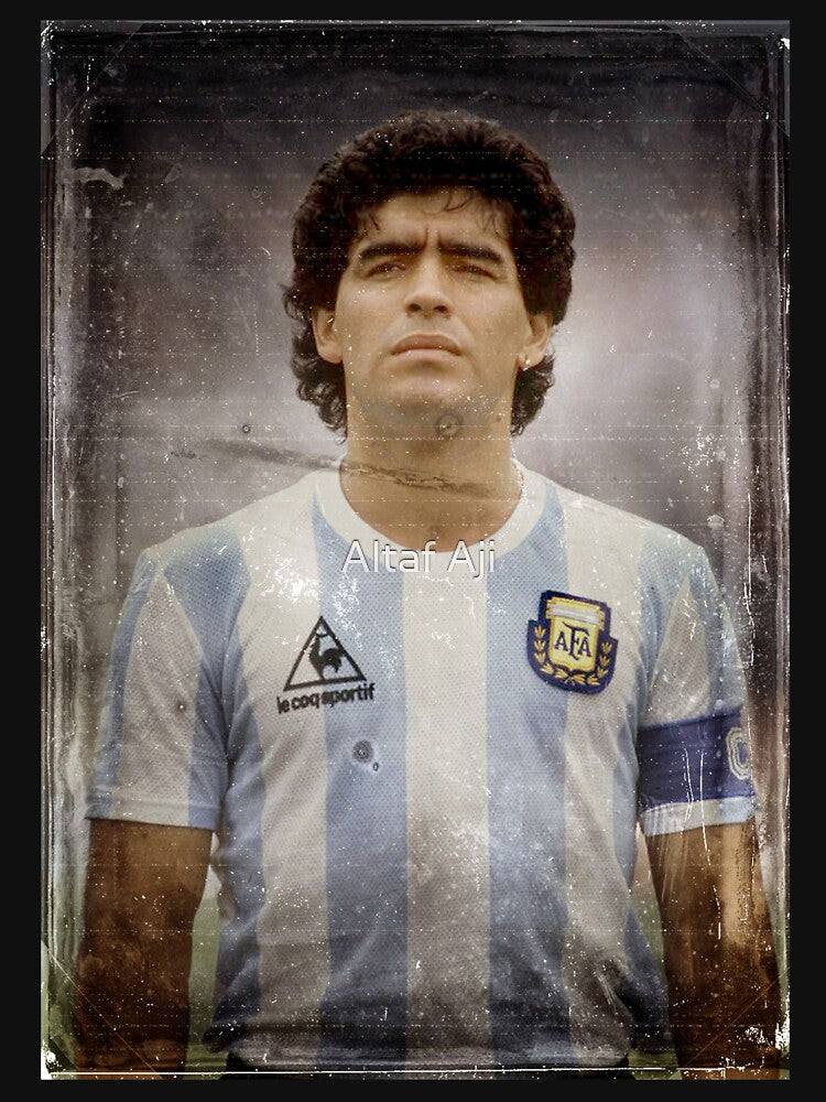Diego Maradona by Altaf Aji