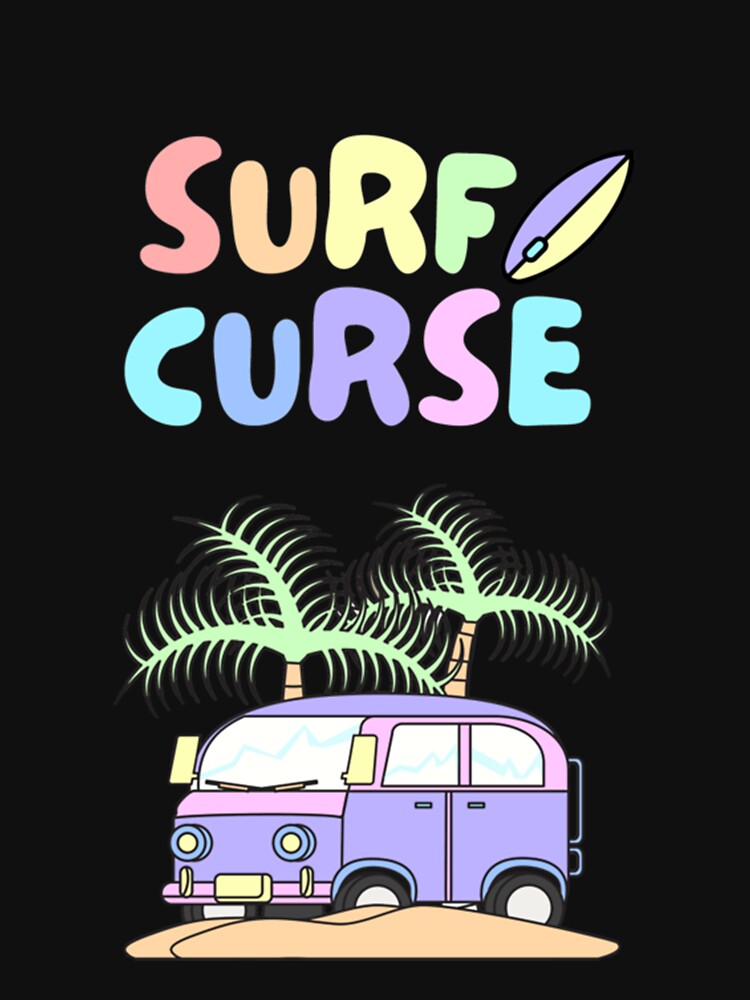 Surf Curse Band - Colored beach by Timmothymo