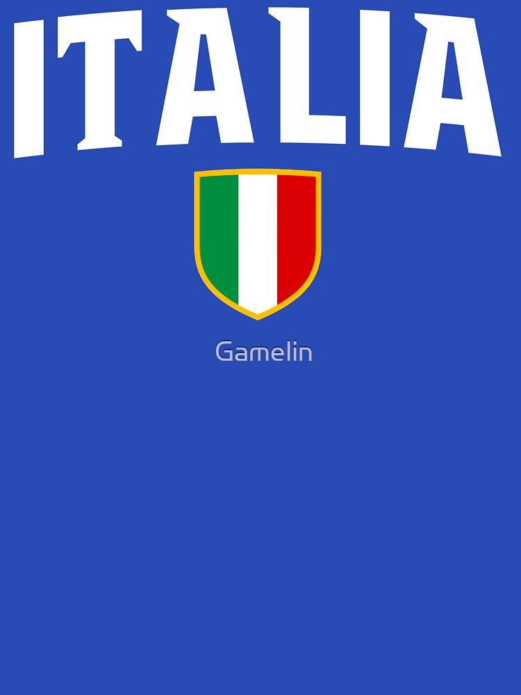 Italia Flag Emblem by Gamelin