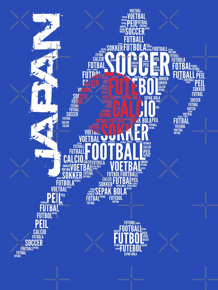 Japan Football Typography by goodspy