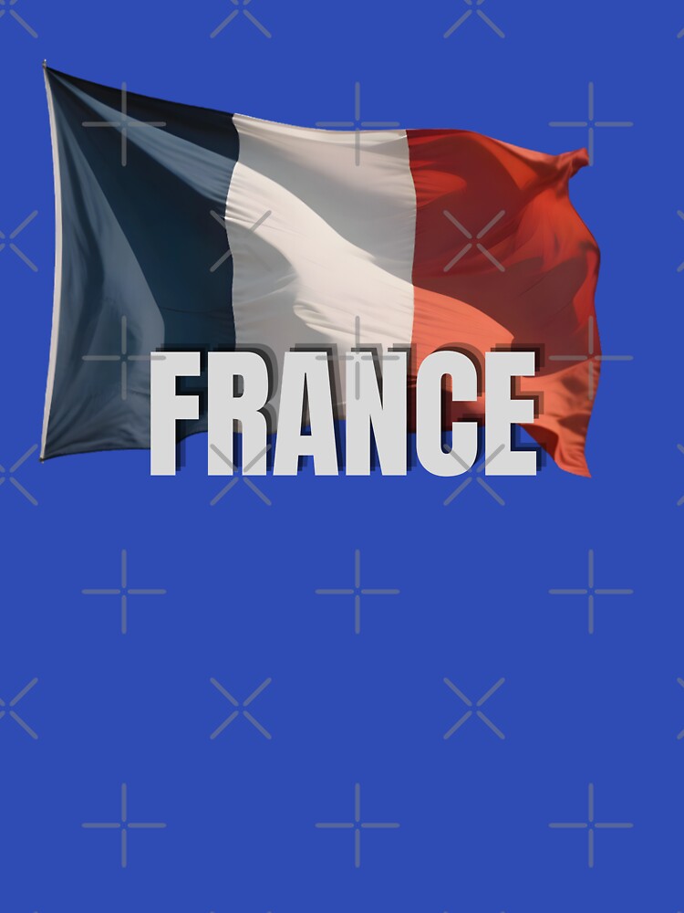 France Flag Text Design - French Tricolour Graphic by RVJdesigns