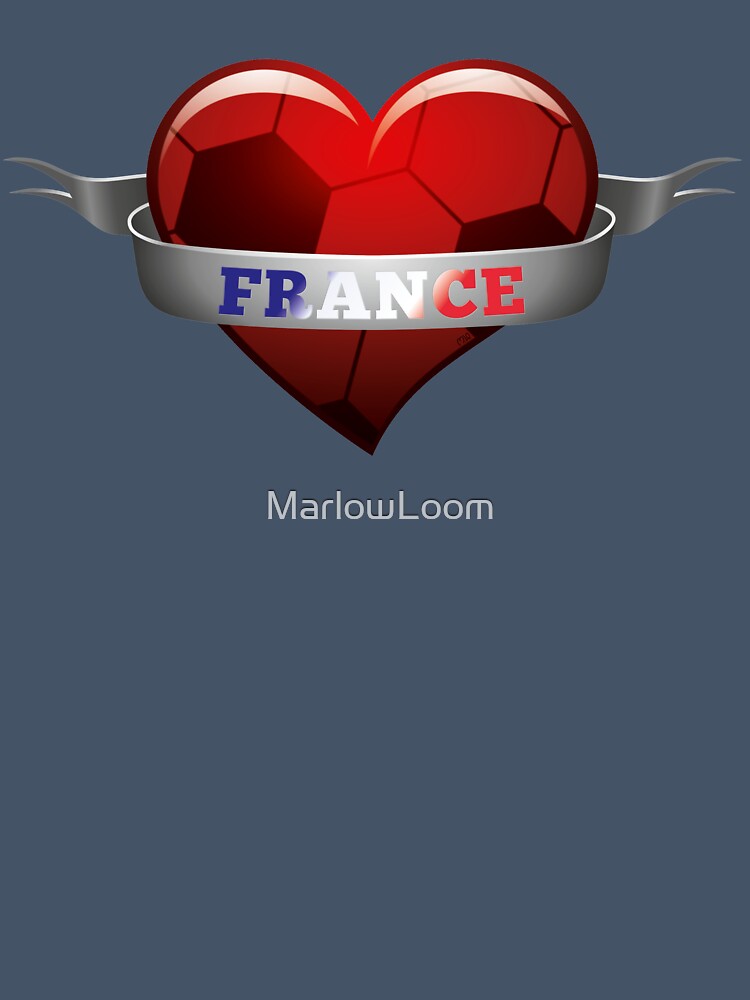 France France soccer heart by MarlowLoom