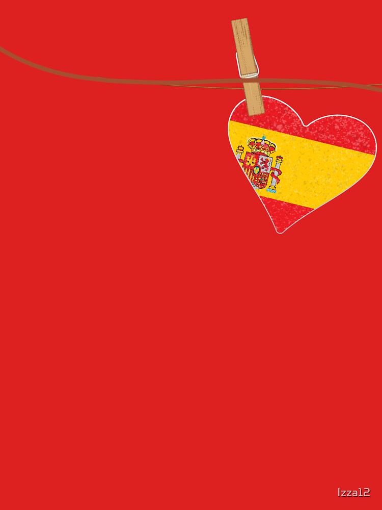 Spain Flag Heart by Izza12